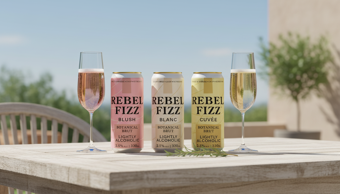Mixed Cans - Rebel Fizz 2.5% Sparkling Wine Alternative (12-48 cans)